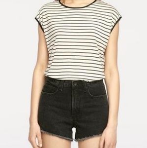 Rag & Bone Justine High Waist Denim Shorts